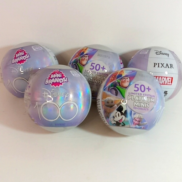 Set of 5 Limited Edition Mini Brands Disney 100th Anniversary - Picture 1 of 7